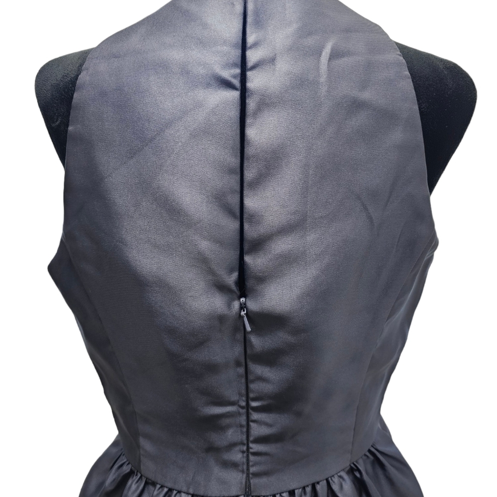 Alfred Sung Keyhole Back Satin Maxi Dress Sample 10 - Picture 6 of 10